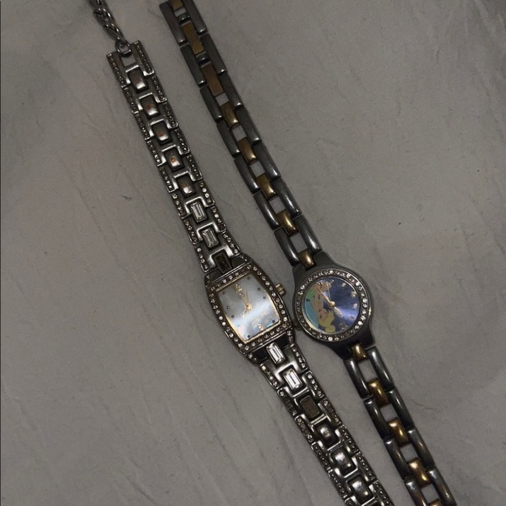 Elegant Silver Watch Choker Bundle